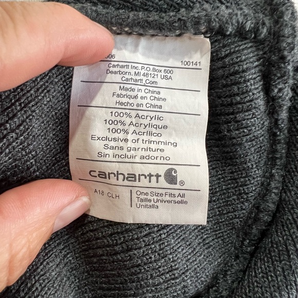 Carhartt Beanie Dark Gray - Picture 3 of 3